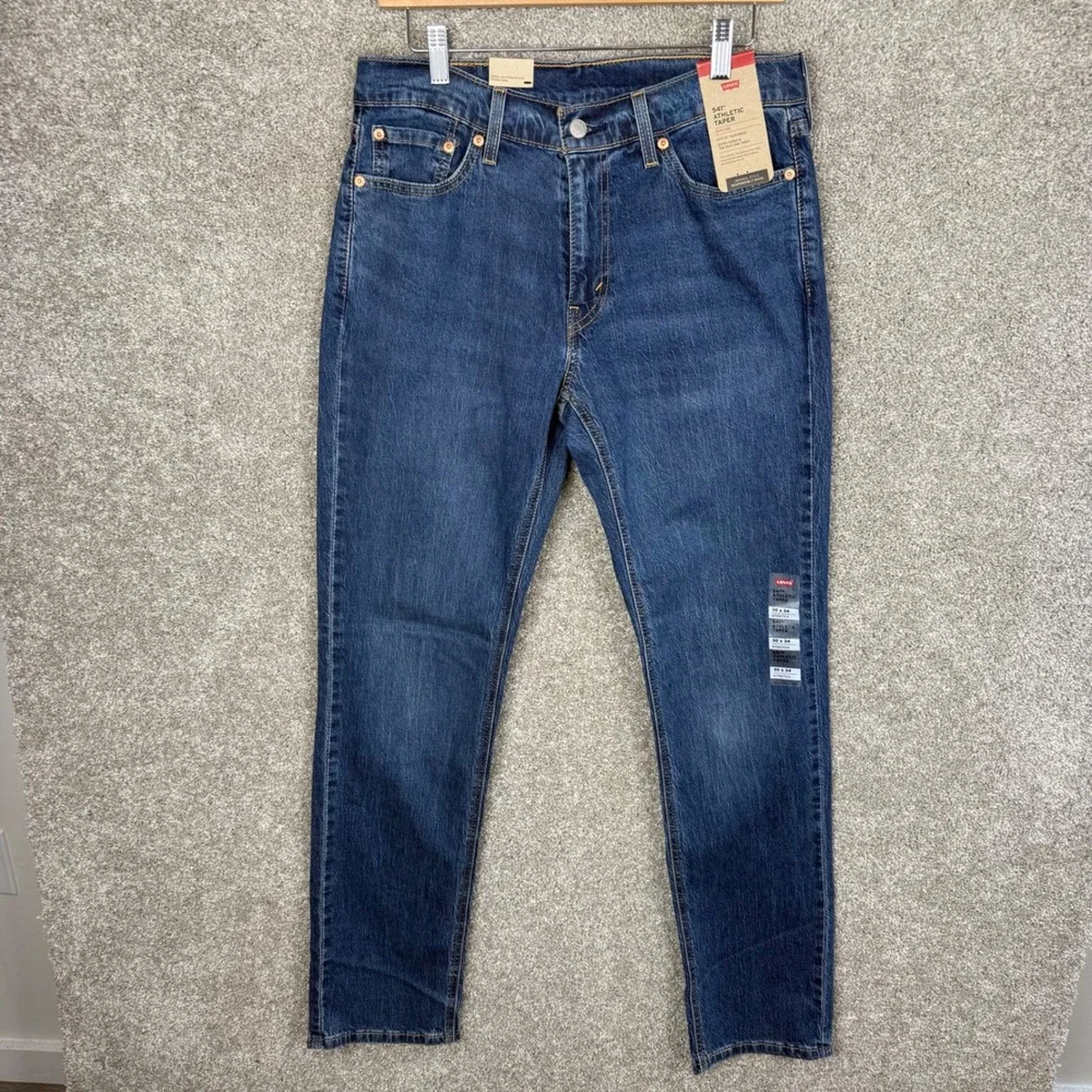 Levis 541 Athletic Taper Jeans Mens 30x34 Dark Wash Stretch Denim 18181-0642 NEW